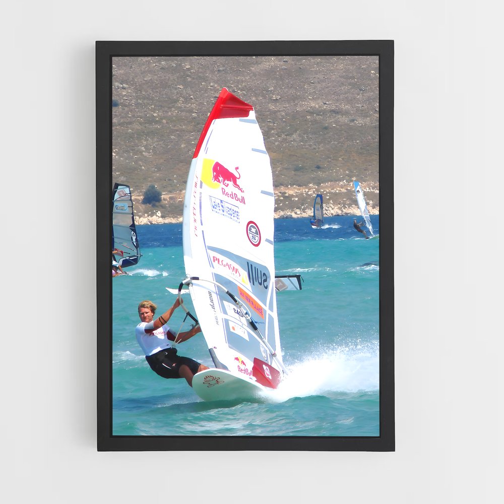 Poster Vagues Épiques – affiche Planche à voile (vue 2)